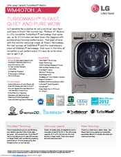 Lg WM4070HVA Manuals | ManualsLib