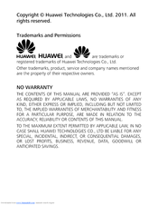 Huawei G6620 User Manual