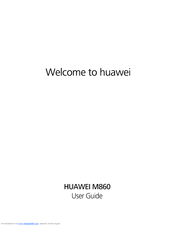Huawei ASCEND M860 User Manual