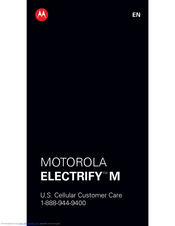 Motorola Electrify M XT905 Getting Started Manual
