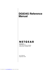 Netgear DG834GUV5 Reference Manual