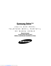 Samsung Delve SCH-R800 Series Manual Del Usuario
