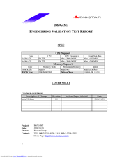 Biostar I865G-M7 Engineering Validation Test Report
