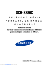 Samsung SCH-S380C Manual Del Usuario