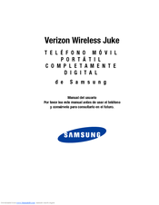 Samsung Verizon Wireless Juke SCH-U470 Manual Del Usuario