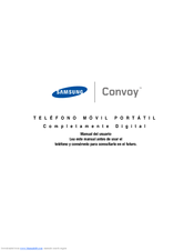 Samsung Convoy Manual Del Usuario