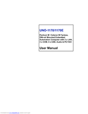 Advantech UNO-1170 User Manual