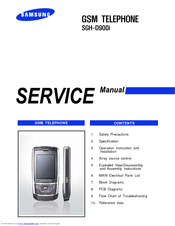 Samsung SGH D900i - Ultra Edition 12.9 Cell Phone 60 MB Service Manual