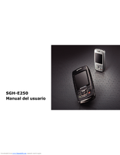 Samsung SGH SGH E250 Manual Del Usuario