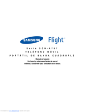 Samsung FLIGHT SGH-A797 Series Manual Del Usuario
