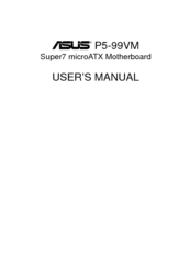 Asus P5-99VM User Manual