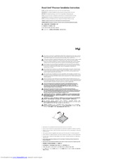 Asus P5GD2 Deluxe Installation Manual