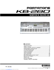 Yamaha PORTATONE KB-280 Service Manual