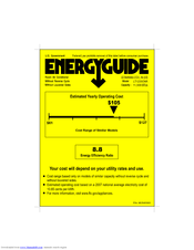 LG LT1233CNR Energy Manual