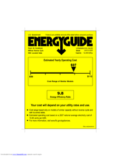LG LW1213HR Energy Manual