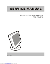 Compaq Flat Panel Monitor tft5017m Service Manual