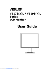 Asus VB178TL User Manual