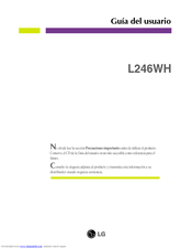 LG L246WH-BN Guía Del Usuario