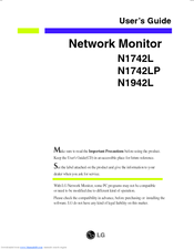 LG N1742LP-BF User Manual