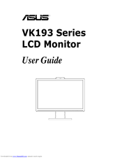 Asus VK193 Series User Manual