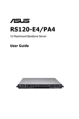 Asus RS120-E4 - 0 MB RAM User Manual