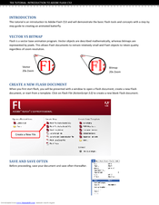 Adobe FLASH CS3 Introduction Manual