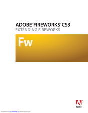 Adobe Fireworks CS3 Extended User Manual