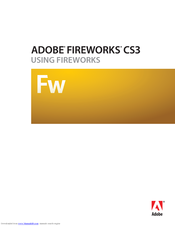 Adobe Fireworks CS3 Using Instructions