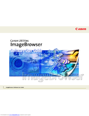 Canon ImageBrowser 3.6 User Manual