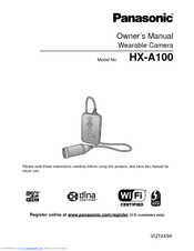 Panasonic HX-A100 Owner's Manual
