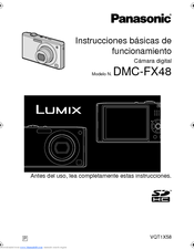 Panasonic DMC-FX48K - Lumix Digital Camera Instrucciones Básicas De Funcionamiento
