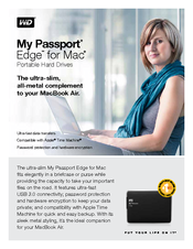 western digital wd passport edge for mac