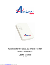 Airlink101 AR580W3G User Manual