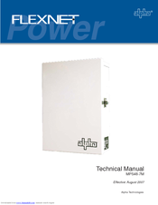 Alpha Technologies Flexnet MPS48-7M Technical Manual