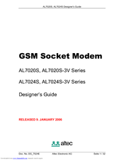 Altec AL7024S-3V Series Designer's guide Designer's Manual