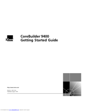 3Com 3C94024 - CoreBuilder 9400 1000SX Switch Getting Started Manual