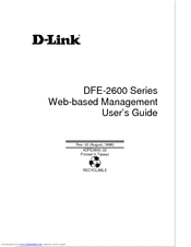 D-Link DFE-2624 - Hub - Stackable User Manual