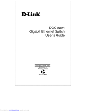 D-Link DGS-3204 - Switch - EN 100VG-AnyLAN User Manual