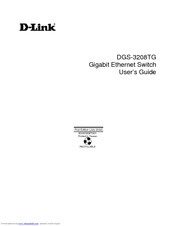 D-Link DGS-3208TG - Switch User Manual