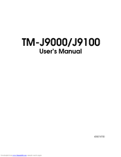 Epson J9100 - TM Two-color Inkjet Printer User Manual