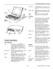 Epson ActionNote 700 Installation Instructions Manual