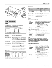 Epson Stylus 300 - Ink Jet Printer Installation Instructions Manual