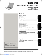 Panasonic CF-W5LWEZZBM User Manual