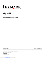 Lexmark C792 Administrator's Manual