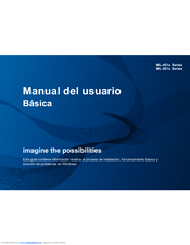 Samsung ML-501x Series Manual Del Usuario