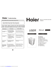 Haier HWM88VA User Manual