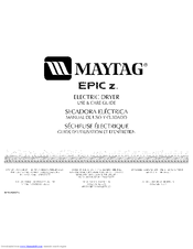 Maytag MEDZ600TB Use And Care Manual