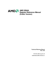 AMD SB600 Technical Reference Manual