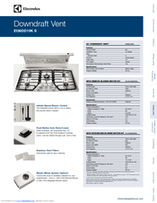 Electrolux EI36DD10KS Product Specifications