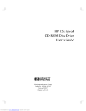 HP 12x Speed CD-ROM Disc Drive User Manual